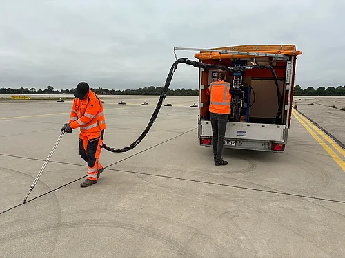 Instandhaltung der Flugbetriebsflächen in München